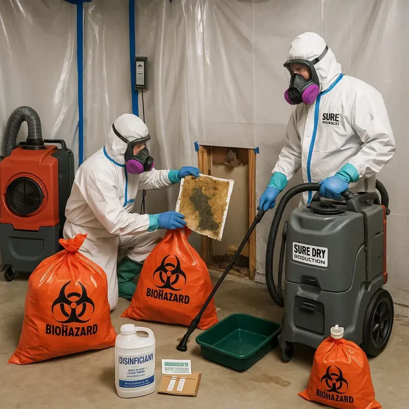 Contaminated Water Handling Protocols process in Burlington, ND