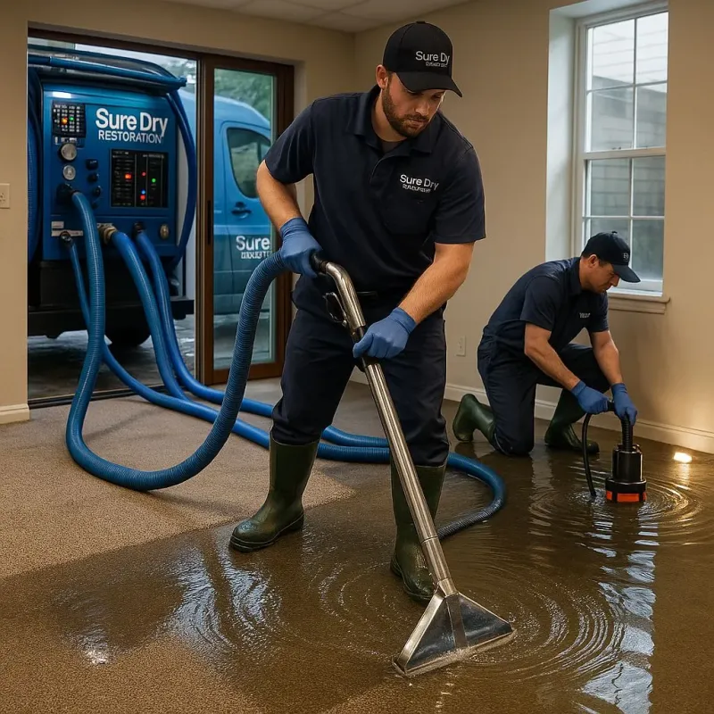 Water Extraction and Removal process in Burlington, ND